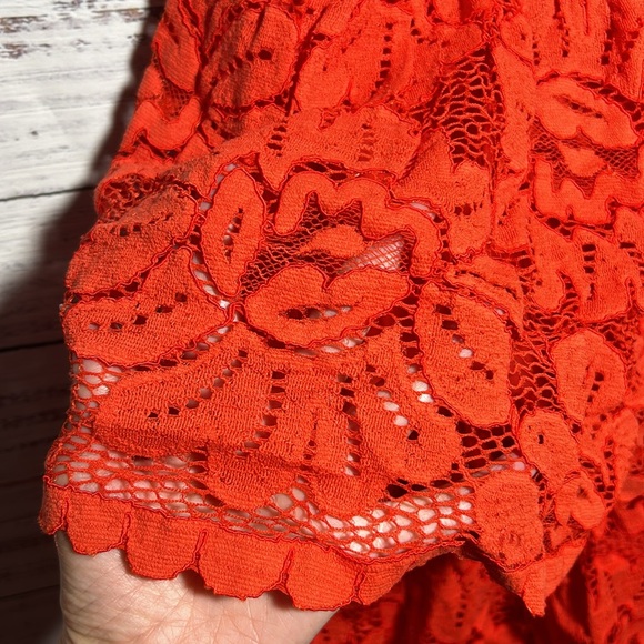 Anthropologie Maeve Strapless Lace Mini Dress Small - Picture 12 of 16